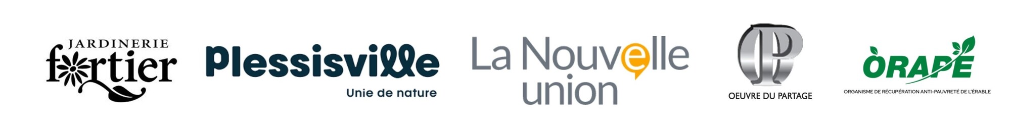 Bande de logos des partenaires 2022